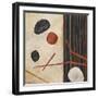 Sticks and Stones II-Glenys Porter-Framed Art Print