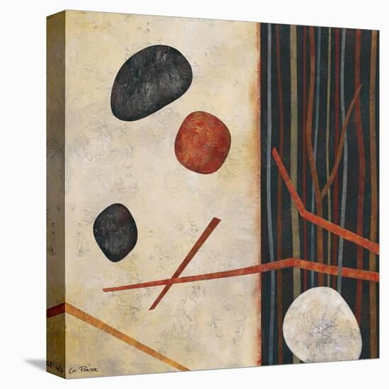Sticks and Stones II-Glenys Porter-Stretched Canvas