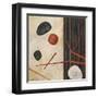 Sticks and Stones II-Glenys Porter-Framed Art Print