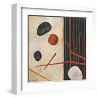 Sticks and Stones II-Glenys Porter-Framed Art Print