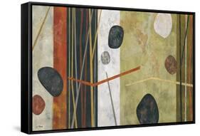Sticks and Stones III-Glenys Porter-Framed Stretched Canvas