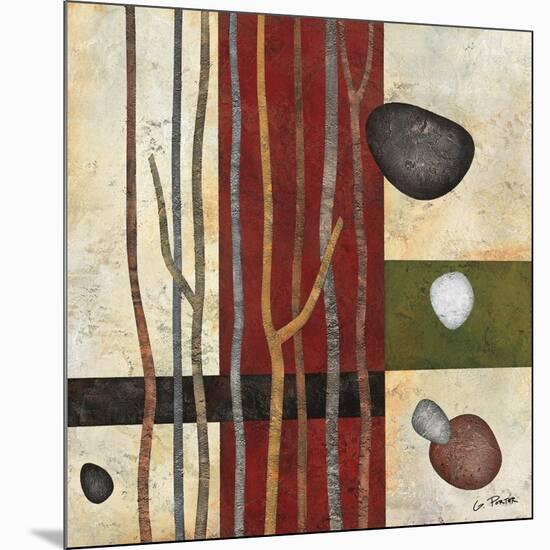 Sticks and Stones V-Glenys Porter-Mounted Art Print