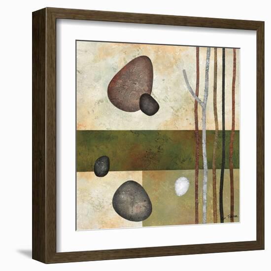 Sticks and Stones VI-Glenys Porter-Framed Art Print