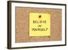 Sticky Believe In Yourself-Ivelin Radkov-Framed Art Print