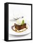 Sticky Toffee Pudding with Vanilla Ice Cream-Ian Garlick-Framed Stretched Canvas