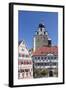 Stiftskirche Church and Town Hall at the Market Place, Herrenberg, Boblingen District-Markus Lange-Framed Photographic Print