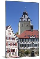 Stiftskirche Church and Town Hall at the Market Place, Herrenberg, Boblingen District-Markus Lange-Mounted Photographic Print