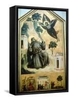 Stigmatisation of St Francis' 1300-Giotto-Framed Stretched Canvas