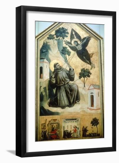 Stigmatisation of St Francis' 1300-Giotto-Framed Giclee Print