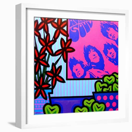 Stil Llife with the Beatles-John Nolan-Framed Giclee Print