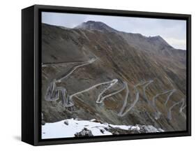 Stilfser Joch (Passo Stelvio), Suedtirol, Italy, Europe-Jochen Schlenker-Framed Stretched Canvas