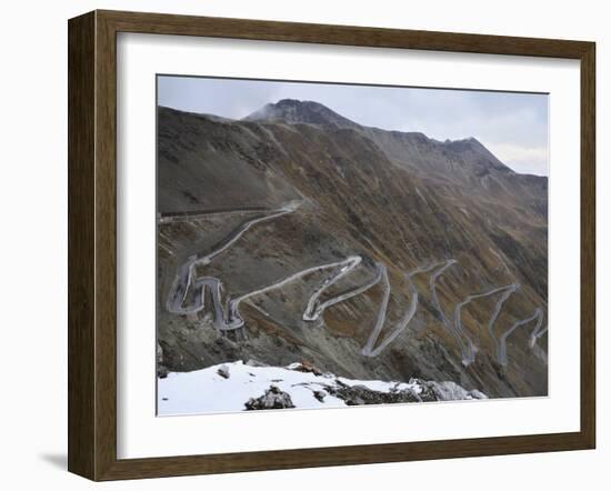 Stilfser Joch (Passo Stelvio), Suedtirol, Italy, Europe-Jochen Schlenker-Framed Photographic Print