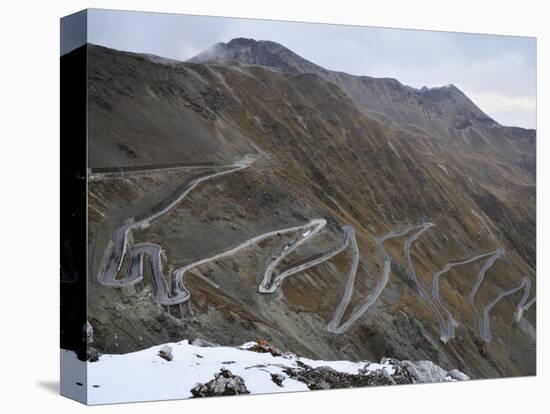 Stilfser Joch (Passo Stelvio), Suedtirol, Italy, Europe-Jochen Schlenker-Stretched Canvas