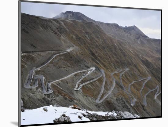 Stilfser Joch (Passo Stelvio), Suedtirol, Italy, Europe-Jochen Schlenker-Mounted Photographic Print