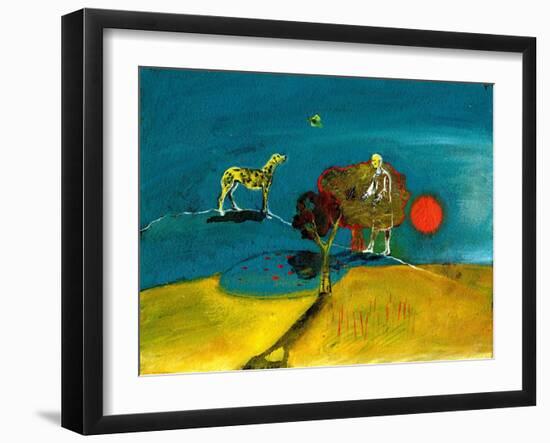 Still Blue Moment, 2004-Gigi Sudbury-Framed Giclee Print