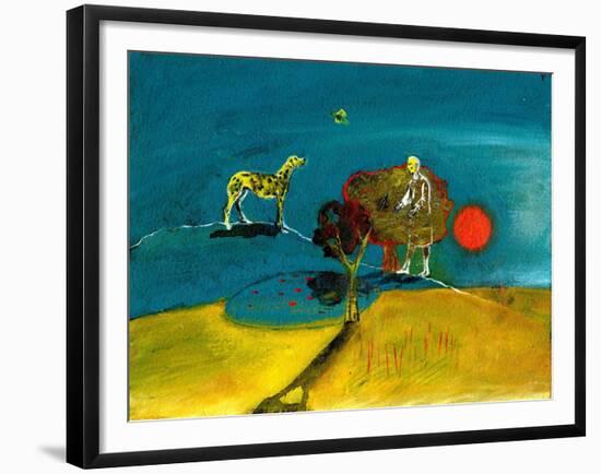 Still Blue Moment, 2004-Gigi Sudbury-Framed Giclee Print