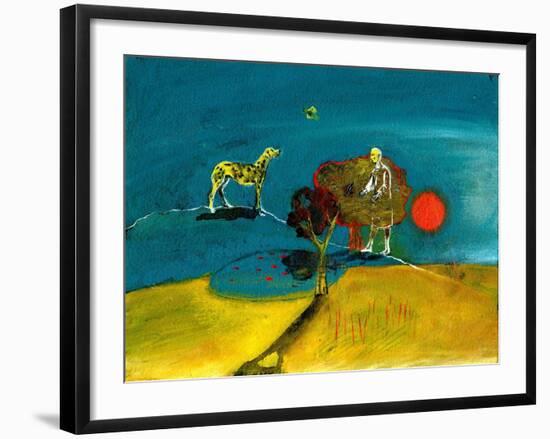 Still Blue Moment, 2004-Gigi Sudbury-Framed Giclee Print