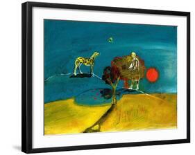 Still Blue Moment, 2004-Gigi Sudbury-Framed Giclee Print