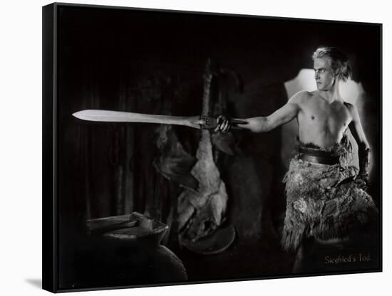 Still from the Film "Die Nibelungen: Siegfried" with Paul Richter, 1924-German photographer-Framed Stretched Canvas