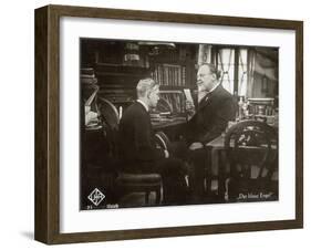 Still from the Film "The Blue Angel" with Emil Jannings and Rolf Mueller, 1930-German photographer-Framed Premium Photographic Print