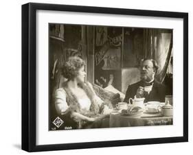 Still from the Film "The Blue Angel" with Marlene Dietrich and Emil Jannings, 1930-German photographer-Framed Photographic Print