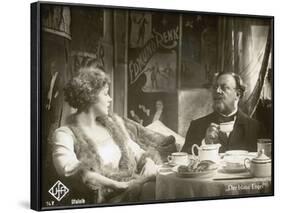 Still from the Film "The Blue Angel" with Marlene Dietrich and Emil Jannings, 1930-German photographer-Framed Photographic Print