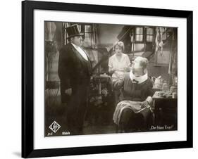 Still from the Film "The Blue Angel" with Marlene Dietrich, Kurt Gerron and Emil Jannings, 1930-German photographer-Framed Photographic Print