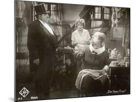Still from the Film "The Blue Angel" with Marlene Dietrich, Kurt Gerron and Emil Jannings, 1930-German photographer-Mounted Photographic Print