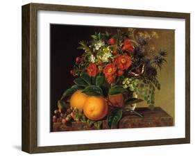 Still Life, 1834-Johan Laurentz Jensen-Framed Giclee Print