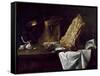 Still Life, 1858 (Oil on Canvas)-Francois Bonvin-Framed Stretched Canvas