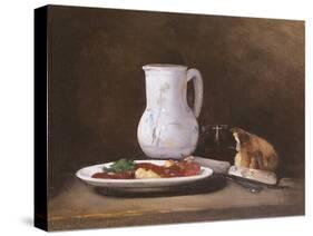 Still Life, 1861-Auguste Theodule Ribot-Stretched Canvas