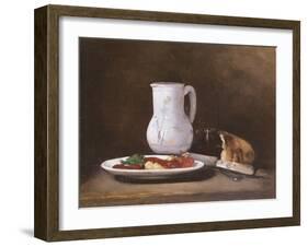 Still Life, 1861-Auguste Theodule Ribot-Framed Giclee Print