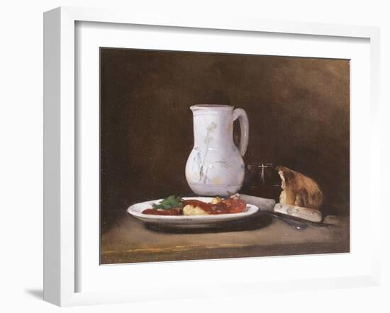 Still Life, 1861-Auguste Theodule Ribot-Framed Giclee Print