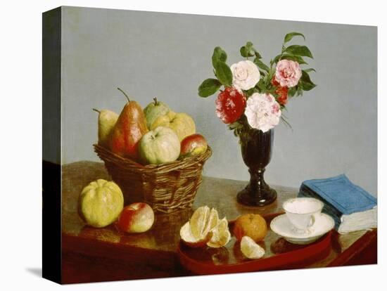 Still Life, 1866-Henri Fantin-Latour-Stretched Canvas