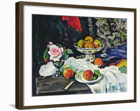 Still Life, 1930-George Leslie Hunter-Framed Giclee Print