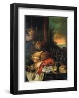 Still Life, 19th Century-null-Framed Premium Giclee Print