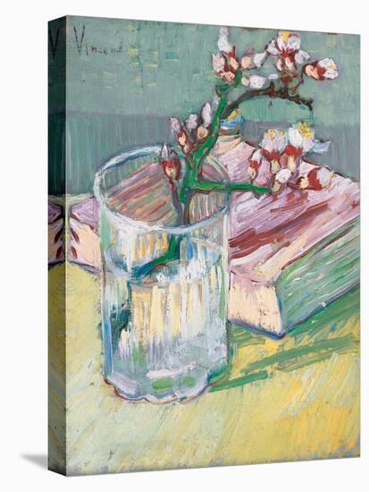 Still Life, a Flowering Almond Branch, 1888-Vincent van Gogh-Stretched Canvas