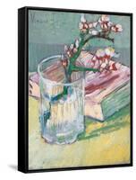 Still Life, a Flowering Almond Branch, 1888-Vincent van Gogh-Framed Stretched Canvas