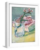 Still Life, a Flowering Almond Branch, 1888-Vincent van Gogh-Framed Giclee Print