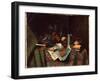 Still Life - A Student's Table, 1882 (Oil on Canvas)-William Michael Harnett-Framed Giclee Print