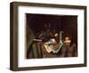 Still Life - A Student's Table, 1882 (Oil on Canvas)-William Michael Harnett-Framed Giclee Print