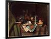 Still Life - A Student's Table, 1882 (Oil on Canvas)-William Michael Harnett-Framed Giclee Print