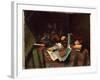 Still Life - A Student's Table, 1882 (Oil on Canvas)-William Michael Harnett-Framed Giclee Print