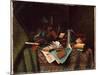 Still Life - A Student's Table, 1882 (Oil on Canvas)-William Michael Harnett-Mounted Giclee Print