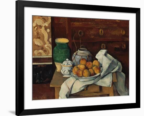 Still Life, about 1885-Paul Cézanne-Framed Giclee Print