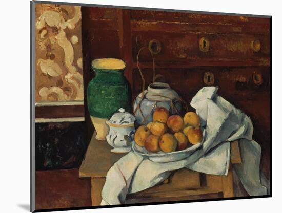 Still Life, about 1885-Paul Cézanne-Mounted Giclee Print