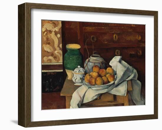 Still Life, about 1885-Paul Cézanne-Framed Giclee Print