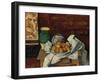 Still Life, about 1885-Paul Cézanne-Framed Giclee Print