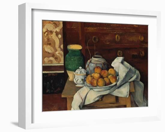 Still Life, about 1885-Paul Cézanne-Framed Giclee Print