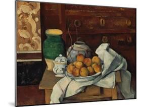 Still Life, about 1885-Paul Cézanne-Mounted Giclee Print